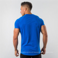 Ejercicio de entrenamiento Camiseta de manga corta Hombres livianos Camiseta de hombre seco Rápido Sport Camisetas transpirables